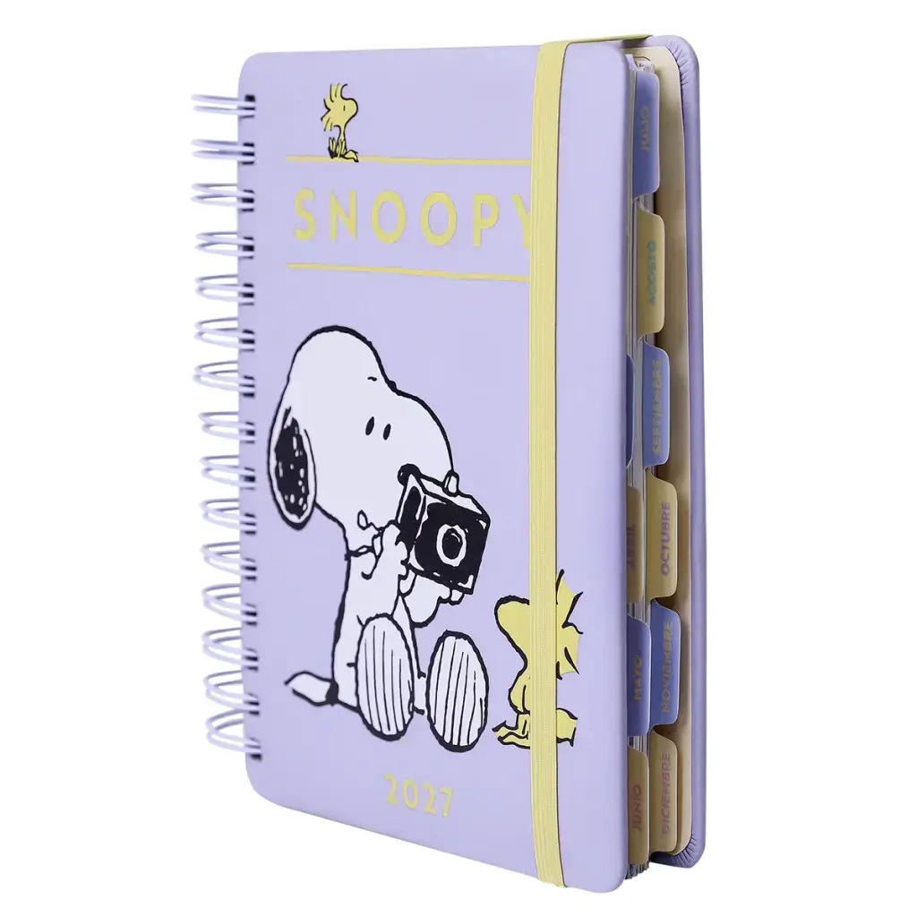 AGENDA DIARIA LICENCIA - SNOOPY