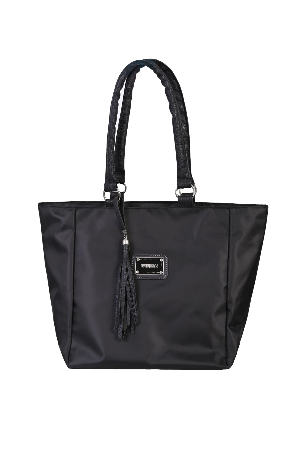 TOTE BAG DE TELA CON FLECO