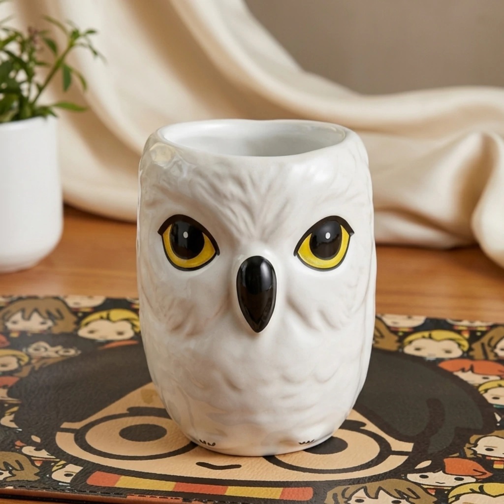 TAZA PREMIUM BUHO-HARRY POTTER
