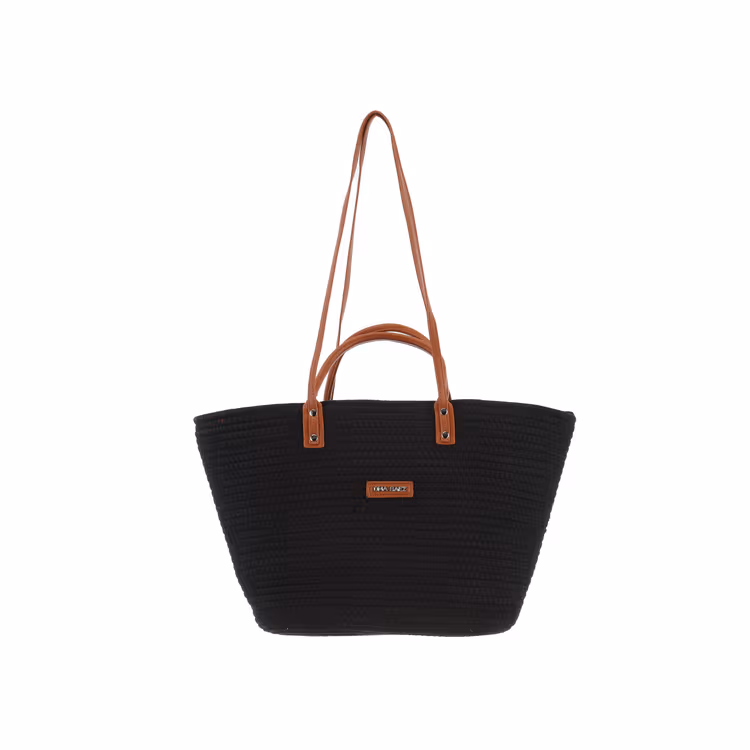 BOLSO TEJIDO - NEGRO