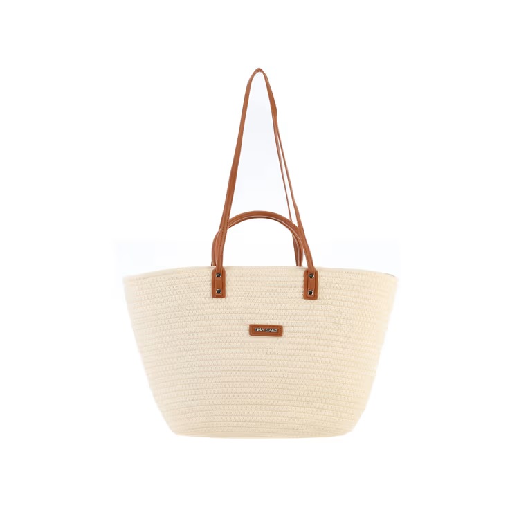 BOLSO TEJIDO - BLANCO