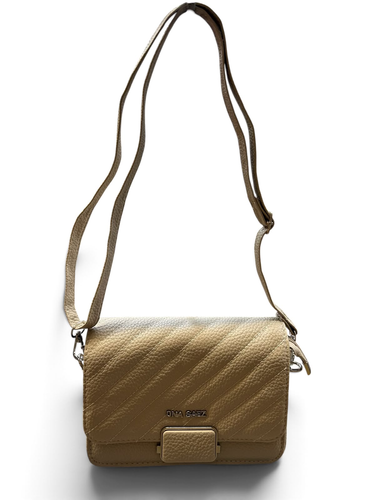 BANDOLERA SOLAPA - BEIGE